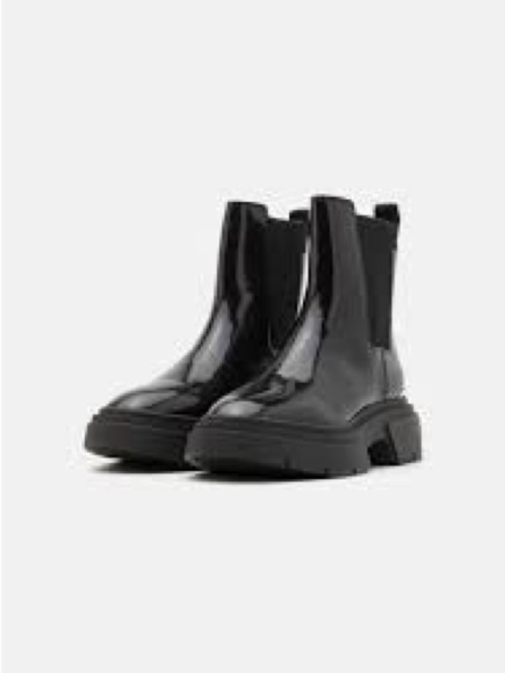 DKNY Black Chunky Chelsea Booties Size 10
